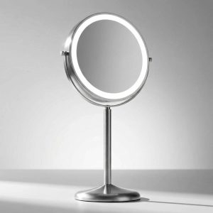 Hailey Double Sided Makeup Mirror with Lights